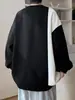 Sudadera Pesada con Cuello Redondo para Hombre, Nuevo Diseño Primavera y Otoño 2025, Marca de Moda, Corte Holgado, Top de Manga Larga