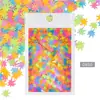 Amazon Polvo Gel Brillantina para Cara Cuerpo Lentejuela Mariposa Estrella de Cinco Puntas Arte de Uñas Lentejuela Resina Manualidades Relleno de Cáñamo Flujo