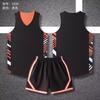 Directo de fábrica lote 2024 Nuevo traje de ropa de baloncesto americano de doble cara para adultos y niños con estampado, cuello en V, ropa de competición y entrenamiento