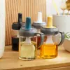 Cepillo para aceite botella de aceite integrada resistente a altas temperaturas cocina con botella silicona vidrio olla de aceite cepillo para el hogar herramienta para barbacoa suministros