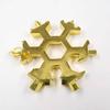 Chave de floco de neve multifuncional de fábrica, hexagonal, octogonal, portátil, pequena, multiuso, gadgets universais