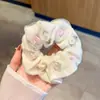 Estilo Coreano Donut para Cabello Cuerda Dulce para el Cabello Flor de Cabello de Color Sólido de Alta Gama para Mujer Donut Grande Mismo Estilo que las Celebridades de Internet Accesorios para el Cabello de Lujo Ligero