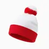 Sombrero de Navidad europeo y americano de comercio exterior transfronterizo más vendido de Amazon, sombrero de lana tejido de Santa Claus, regalo creativo de Halloween