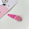 Pinza BB de nube con carita sonriente color caramelo, linda y dulce para niña, pinza para flequillo con corazón, estilo japonés, combinable con todo, nuevo tocado para mujer para primavera y verano