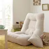 Tela dormitorio cama sofá perezoso tatami individual cómodo dormitorio respaldo plegable sin patas ventana saliente silla estilo japonés