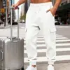 Pantalones de Trabajo para Hombre de Peso Pesado, Estilo Americano, para Otoño e Invierno, de Corte Holgado, Casual, Deportivos, con Jacquard, para Uso al Aire Libre