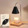 Lámpara de Aromaterapia de Lirio del Valle, Lámpara para Derretir Cera, Lámpara de Mesita de Noche Retro Francesa para Dormitorio, Luz Ambiental Decorativa para el Hogar, Lámpara de Mesa con Fragancia sin Llama
