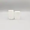Frasco de creme corporal 15g desodorante em bastão frasco de protetor solar em bastão frasco plano 15ml preenchimento pelo fundo do frasco