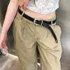 Cinturón Tejido de Nicho Y2K para Mujer, Cinturón Retro sin Hebilla para Jeans y Pantalones Casuales, Accesorio Versátil de Moda para la Cintura