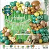 Conjunto de Balões de Aniversário em Espanhol Amazon Transfronteiriço Decoração de Fundo Cortina de Chuva Conjunto de Arco de Balões para Festa