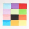 Sobre de color transfronterizo venta al por mayor tarjeta embalaje de boda bolsa de papel papel kraft creativo en blanco rosa miembro sobre pequeño