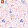 Tecido de Algodão Estampado com 60 Fios, Design Fresco e Floral, Adequado para Vestidos, Camisas e Bolsas de Mulheres e Crianças, em Estoque