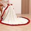 Cobertor Buquê de Rosas Tricotado à Mão Buquê Finalizado Bola de Lã Flor Crocheteada Cobertor de Flor Crochê Nova Rosa