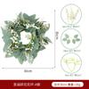 Candelabro navideño transfronterizo con adornos de frutos rojos, juego de velas de escritorio, aromaterapia, prendas pequeñas, oferta especial de Amazon.
