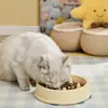 Cuenco transfronterizo nuevo para mascotas inspirado en la dopamina con roca volcánica para alimentación lenta, diseñado para prevenir la asfixia y promover la alimentación lenta, fácil de limpiar, adecuado para gatos y perros