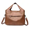 Bolso de Mujer 2026 Nuevo Vintage Piel Suave Bolso Cruzado para Dama Bolso de Hombro Versátil Bolso de Mano de Gran Capacidad Comercio Exterior Transfronterizo