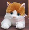 Boneca de gato de simulação fofa voz chamará brinquedo de pelúcia animal de estimação gatinho enfeites de casa carro presente para crianças