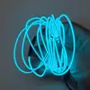 Luz Fría Ultra Fina Línea Luminosa Hecho a Mano DIY Tira de Luz de Neón Flexible Señal de Luz Decorativa Tira de Luz de Ambiente