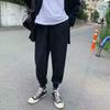 Pantalones de primavera y otoño para hombre, estilo coreano, modernos, grises, holgados, deportivos, de verano, informales