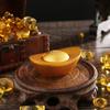 Adorno de Cubo de Agua Giratorio de Escritorio de Lingote de Oro, Spinner Fidget de Barra de Oro que Atrae la Riqueza y Alivia el Estrés, Gadget para Aliviar el Estrés, Juguete Coleccionable