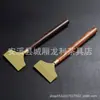 Mango de madera raspador de agua de té madera maciza raspador de agua de té plástico raspador de agua de té cepillo de limpieza para bandeja de té accesorios para juego de té kung fu limpieza raspado de té