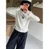 Conjunto de Outono para Meninas 2026 Novo Super Fofo Crianças Médias e Grandes Camiseta de Manga Longa Calça Wide Leg Roupa de Outono Conjunto Esportivo de Duas Peças