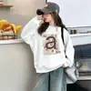 Sudadera para niña para primavera y otoño, ropa infantil elegante, suéter cálido con forro polar para bebé, sudadera de moda para salir