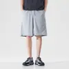Cómodos Shorts Casuales Elásticos en Cuatro Direcciones de Seda Helada para Hombre, Nuevo Estilo Verano 2026, Sueltos Delgados de Secado Rápido de 5 Puntos