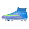 Botas de Fútbol Unisex Transfronterizas Modelo Nuevo con Tacos Largos y Multitacos para Entrenamiento y Competición en Campus, Transpirables, Resistentes al Desgaste, Antideslizantes, Venta al por Mayor