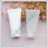 Tubo transparente con tapa abatible 15ml tubo limpiador facial botella de viaje para gel de ducha 15g tubo con tapa abatible tubo para acondicionador