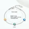 Pulsera Transfronteriza Ojo de Demonio Cruzado Europeo Americano de Oriente Medio Acero Inoxidable Moda Ojo de Aceite Goteante Joyería Personalizada Unisex