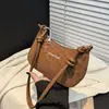 Bolso Cruzado con Textura Estilo Occidental para Mujer, Nuevo Versátil Elegante de Dama para Otoño 2025, Versión Coreana con un Toque de Alta Gama