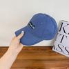 Gorra casual de copa suave para exteriores de ala ancha para hombre y mujer, para cabeza grande, estilo coreano, nueva, sencilla, con letras bordadas, gorra de béisbol