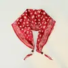 Nuevo Pañuelo Artístico Retro de Cachemir Floral Pequeño en Forma de Diamante con Cuentas, Bufanda Decorativa de Cabeza de Moda y Versátil