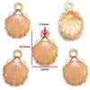 DIY Estrella de Mar Caracola Serie Oceánica Aleación con Goteo de Aceite Accesorios de Joyería Collar Ropa Colgante para Llaves Colgante