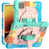 Xiaomi Pad7 11.2 pulgadas 3 en 1 Anticaídas PC+Silicona Soporte Giratorio 360 Grados Correa de Mano Funda Protectora