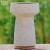 Vaso de Flor Carnudo Pequeno Defeito Panela Quente Panela Cogumelo Cerâmica Diâmetro Grande Simples Planta Verde Ébano Antigo Pilha Vaso de Cerâmica de Penhasco