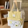 2025 Nuevo Diseño de Nicho Estilo Ins Niña Linda Dibujo Animado Bolso de Hombro Gran Capacidad Estudiante Viaje Diario Bolsa para Tutorías