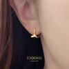 Aretes de Cola de Pez de Plata Esterlina 925 de Nuevo Estilo 2025 Personalizados para Mujer Ins Versátiles Hebillas para Oreja Elegantes Joyería de Lujo Accesible Aretes Personalizados