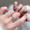Anillo de Camelia para Mujer 2024 Nicho de Alta Calidad Anillo para el Dedo Moda Personalidad