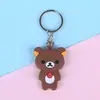 Chaveiro Estéreo Cartoon Criativo de Cola Macia de PVC Dupla Face Joias Infantis Pingente de Chaveiro de Silicone Em Estoque
