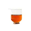 Taza de té de vidrio de borosilicato alto con pico transparente, resistente al calor y engrosada, adecuada para compartir té en juegos de té Kung Fu