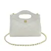 Bolso de Mano con Cadena Estilo Chanel Bolso Cuadrado Pequeño para Mujer 2026 Modelo Nuevo de Primavera de Gama Alta Elegante Versátil Bolso de Hombro Cruzado