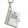 Collar con colgante de acero de titanio con letras de amor para chicas, estilo transfronterizo, con apertura para parejas, estilo nuevo, con personalidad y temperamento, cadena de clavícula.