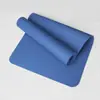 Tapete de Yoga TPE Linha de Postura Logo Cor Única Duas Cores 6/8mm Tapete para Pular Corda Espessado e Alargado Tapete de Fitness Fábrica Atacado