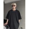 Camiseta de Manga Corta American High Street para Hombre Ins Marca de Moda de Alta Gama Holgada y Cómoda Sencilla Verano Manga Corta Tops Juveniles