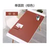 Alfombrilla de escritorio de cuero de doble cara para oficina transfronteriza, alfombrilla de ratón de cuero impermeable con logotipo de patrón impreso, Dropshipping