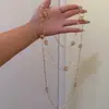 Colar Ajustável Retro Dourado, Múltiplas Formas de Usar, Corrente para Suéter, Nicho de Luxo Acessível, Corrente de Pescoço de Alta Qualidade, Corrente para Clavícula