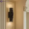 Lámpara de pared vintage estilo francés para decoración de pared de fondo, luminaria tallada para sala de estar y pasillo de villa, lámpara de pared de arte retro para decoración del hogar
