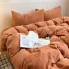 Ins Conjunto de Quatro Peças Veludo Leite Coração de Menina Coreana Camélia Inverno Espessado Veludo Coral Lençol Capa de Edredom Conjunto de Três Peças 4